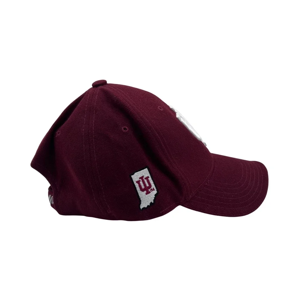 Indiana Hoosiers Baseball Cap Steve & Barrys‎ Maroon White IU Logo OS Fits All